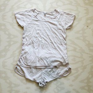 Lake Pajamas Pima Shorts Set in Lilac